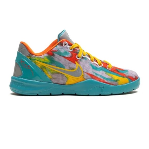 Nike Kobe 8 Protro “Venice Beach” Kids Colorful sneakers Size 12.5 - Picture 1 of 11